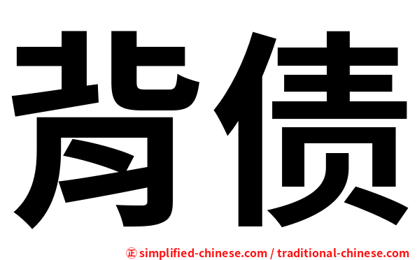 背债
