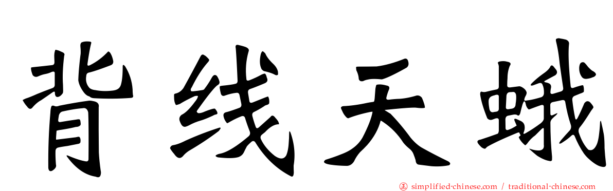 背线天蛾