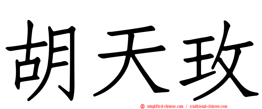 胡天玫