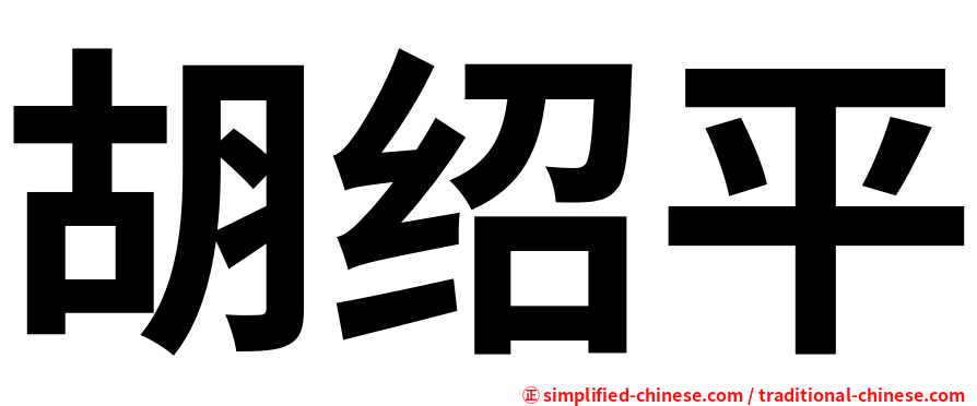 胡绍平