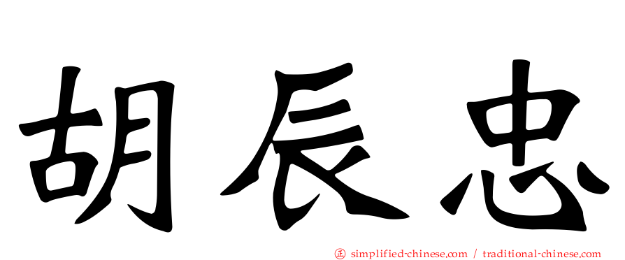 胡辰忠