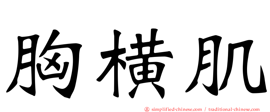 胸横肌