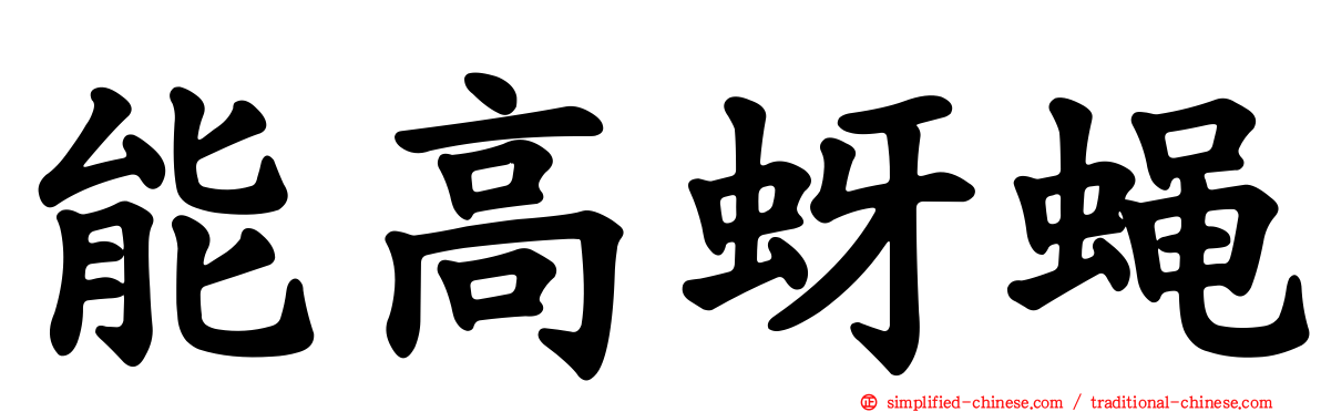 能高蚜蝇