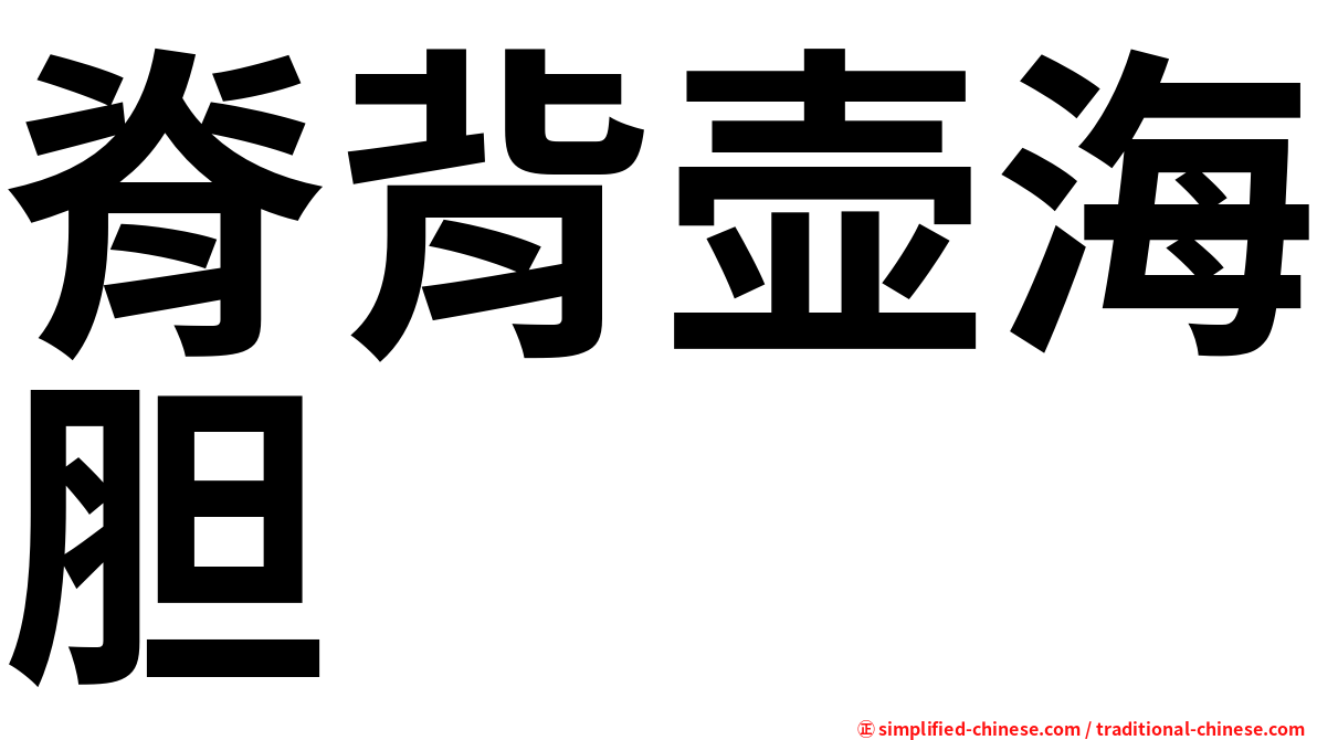 脊背壶海胆