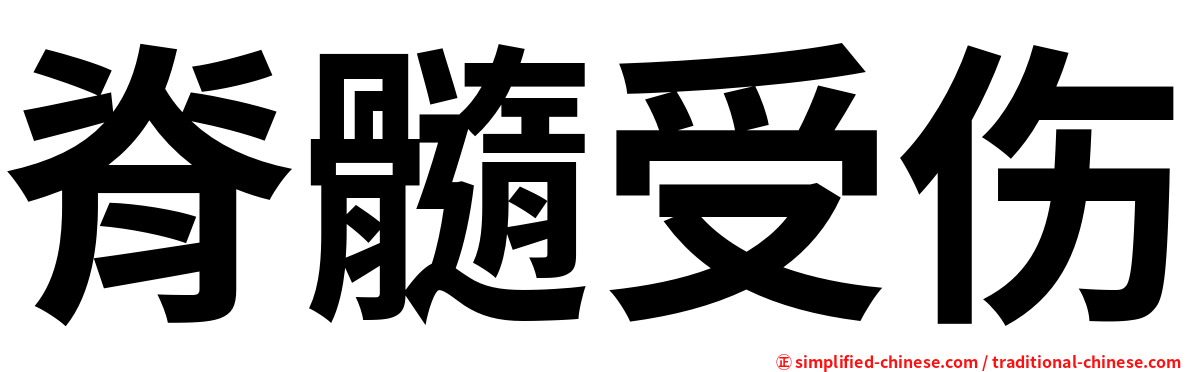 脊髓受伤