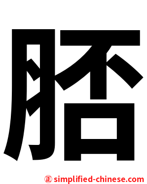 脴