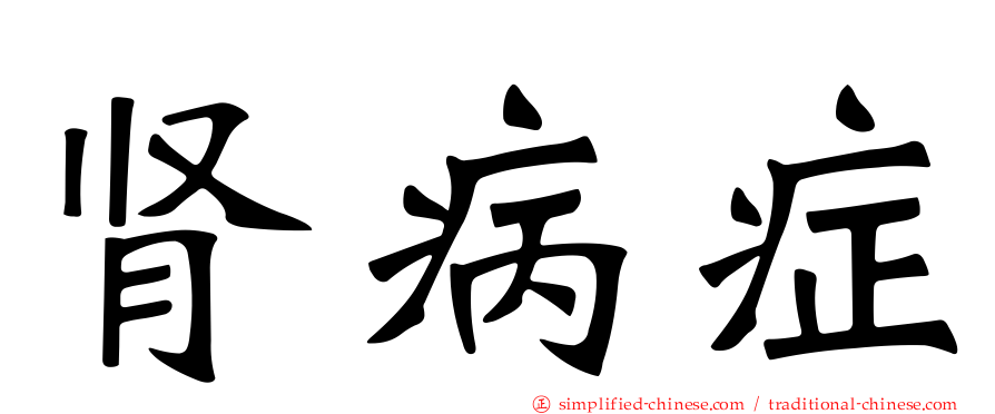 肾病症