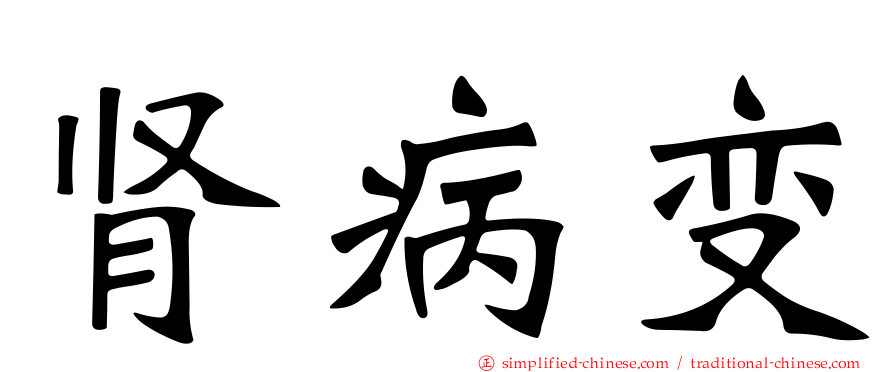 肾病变