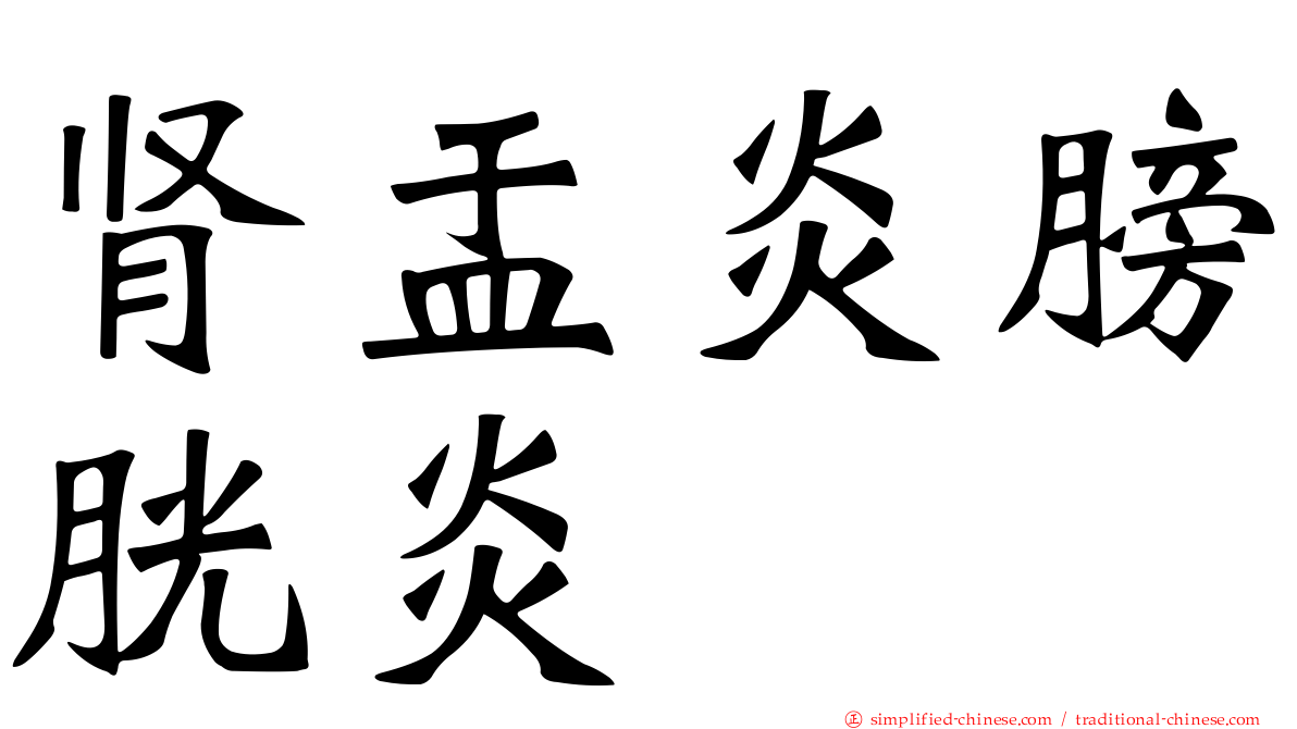 肾盂炎膀胱炎