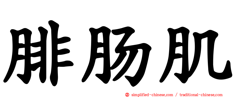 腓肠肌