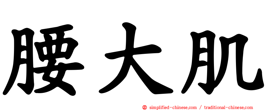 腰大肌