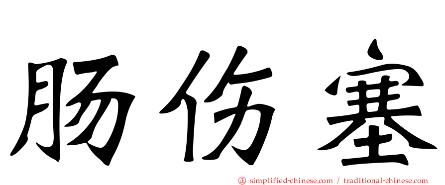 肠伤塞