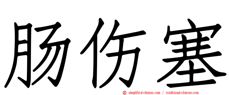 肠伤塞