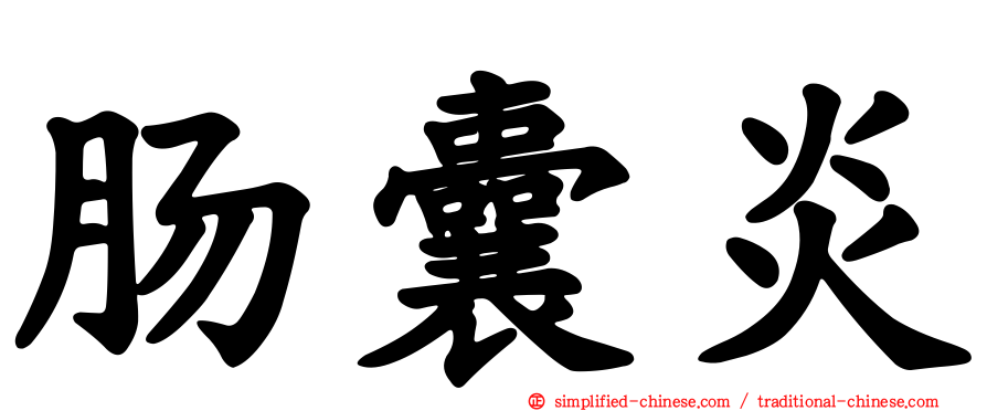 肠囊炎