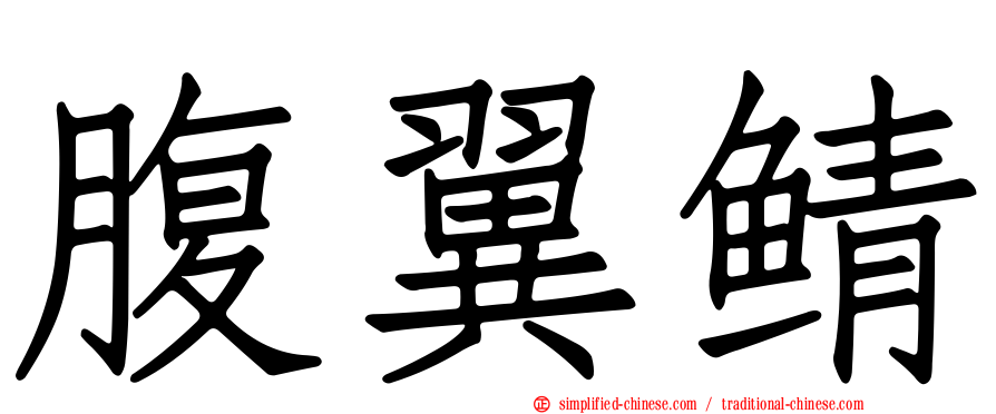 腹翼鲭