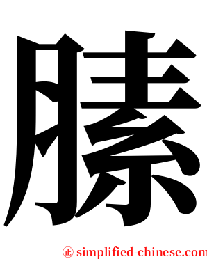 膆 serif font