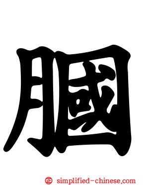 腘