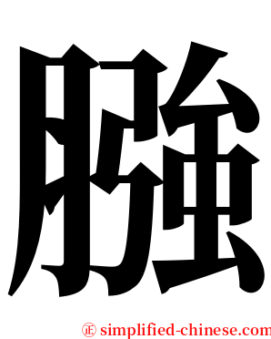 膙 serif font
