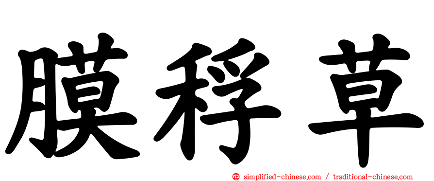 膜稃草