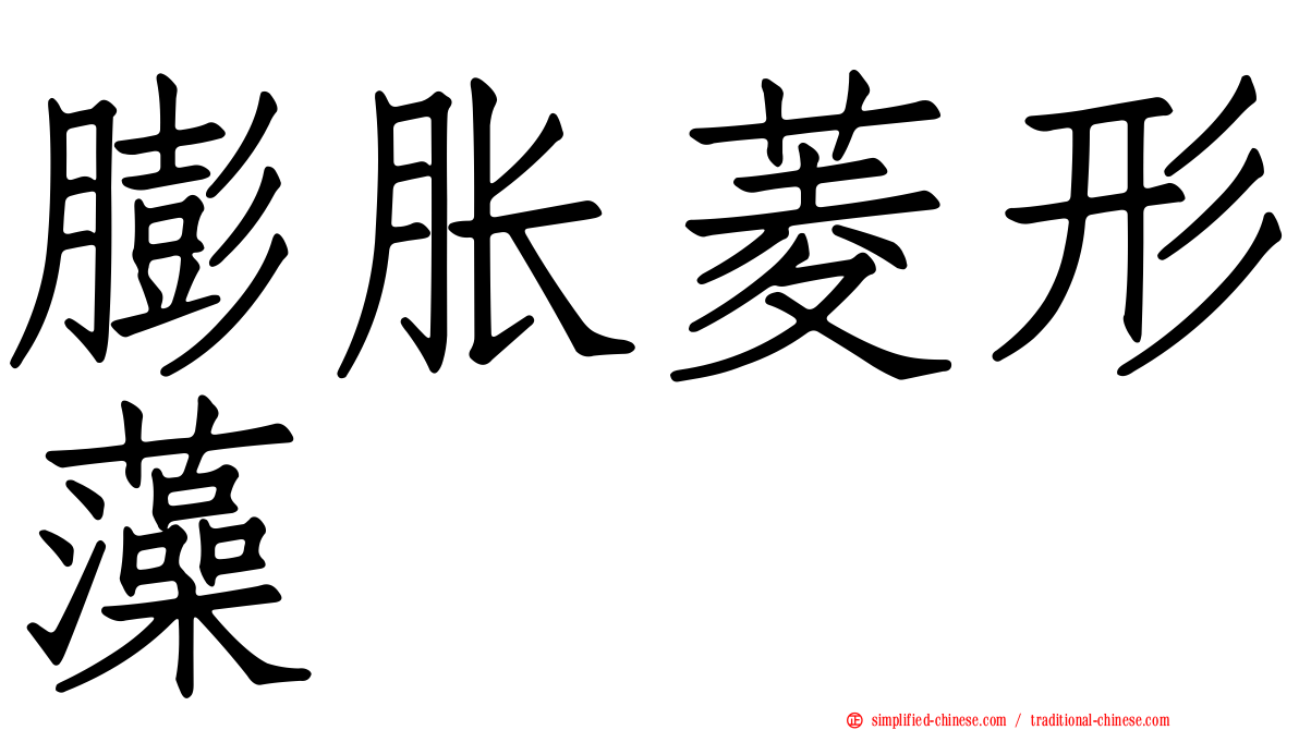 膨胀菱形藻