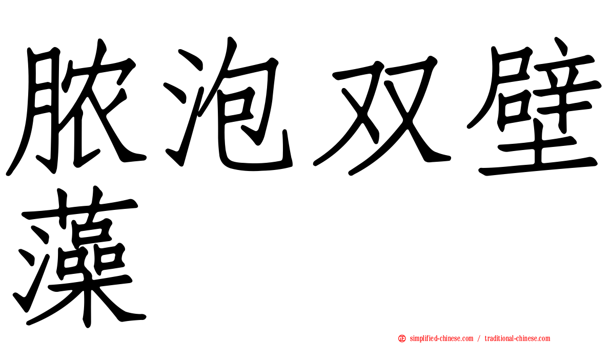 脓泡双壁藻
