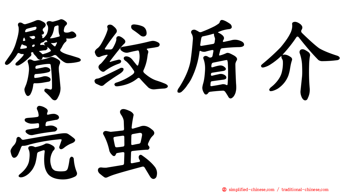 臀纹盾介壳虫