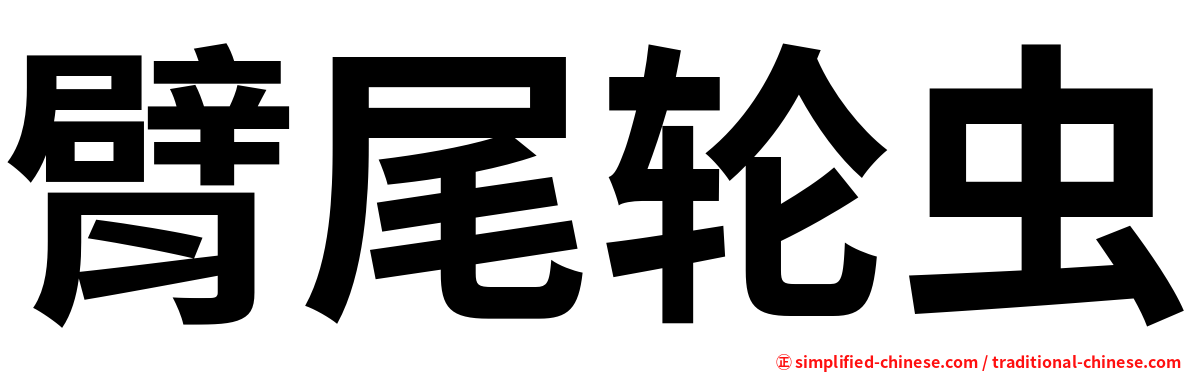 臂尾轮虫