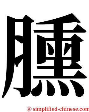 臐 serif font