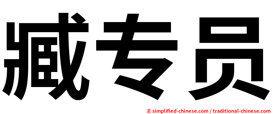 臧专员