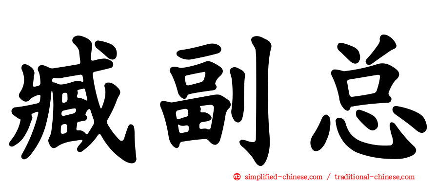 臧副总
