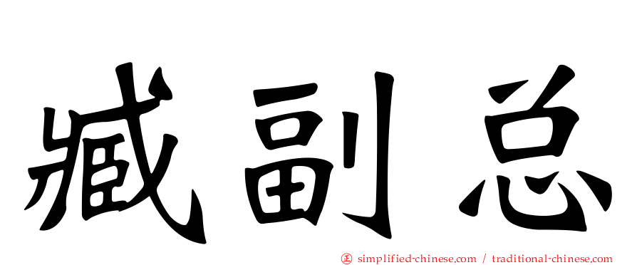 臧副总