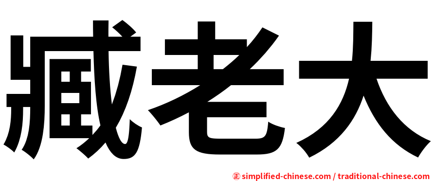 臧老大