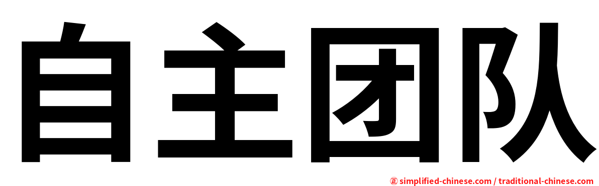 自主团队