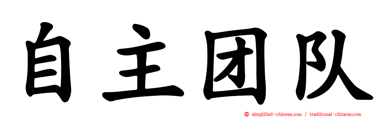 自主团队