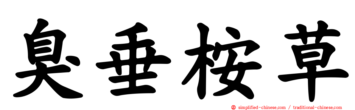 臭垂桉草