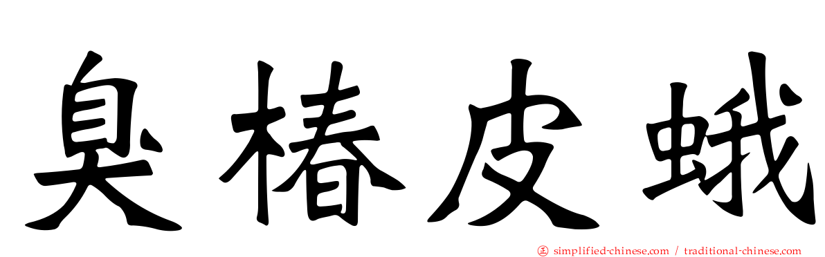 臭椿皮蛾