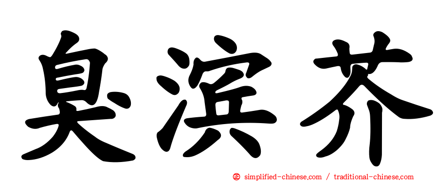 臭滨芥