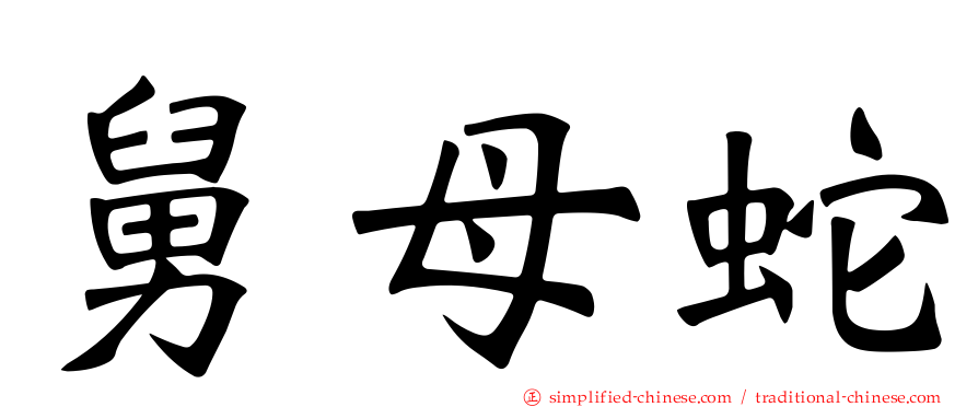 舅母蛇
