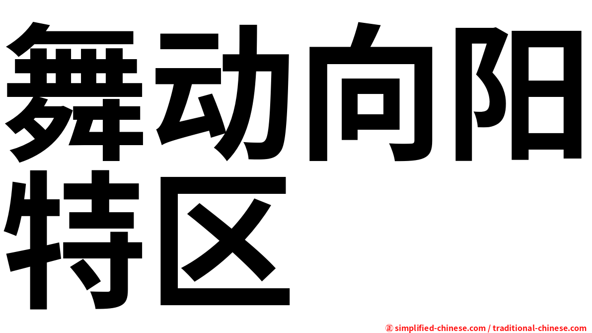 舞动向阳特区