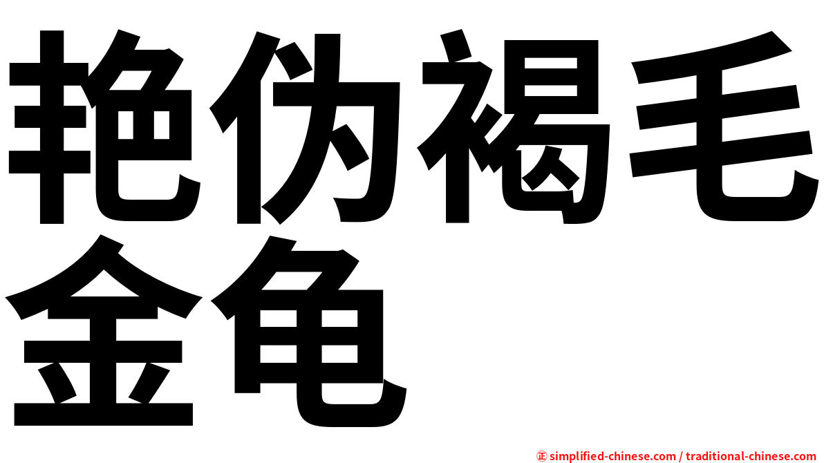 艳伪褐毛金龟