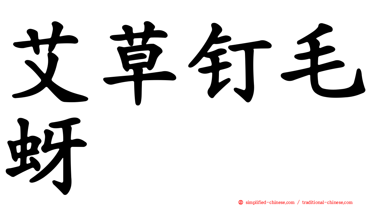 艾草钉毛蚜
