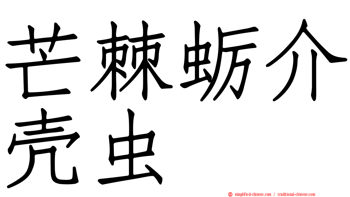 芒棘蛎介壳虫