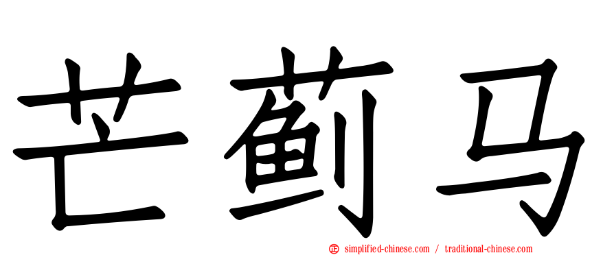 芒蓟马