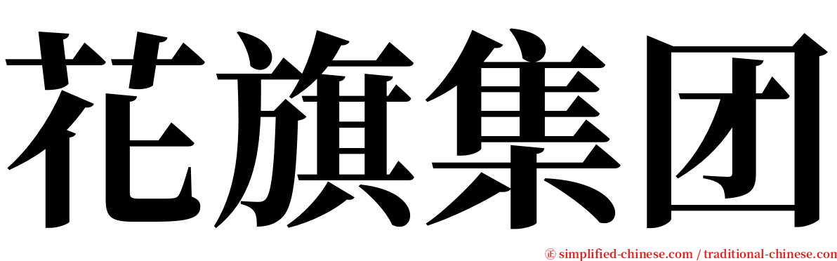 花旗集团 serif font