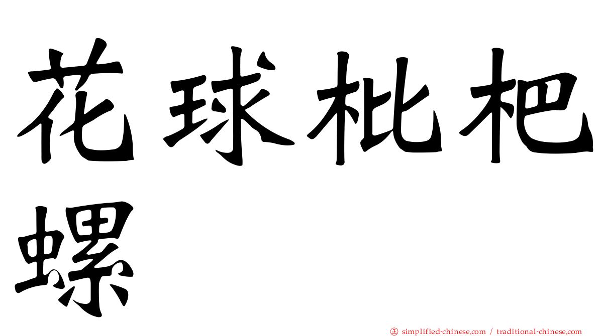 花球枇杷螺