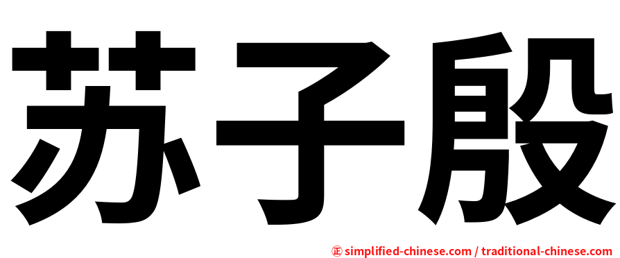 苏子殷