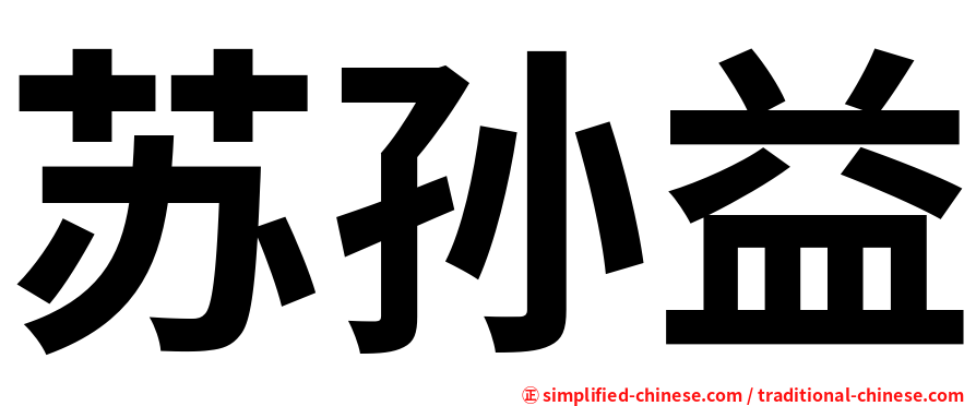 苏孙益