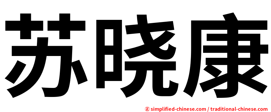 苏晓康