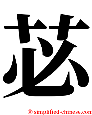 苾 serif font