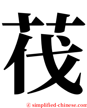 茷 serif font